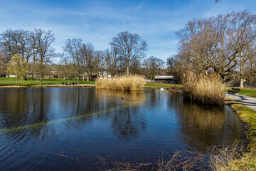 Pumpsee, Rosensteinpark, Stuttgart, Baden-Württemberg, Deutschland