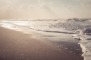 Amazing beach sunset