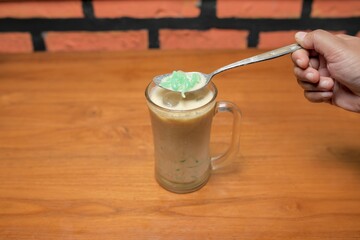 Drink dawet ayu with ice