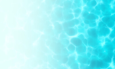 Fototapeta na wymiar Blue white color water in swimming pool texture background. Wave pattern use for design summer holiday concept.