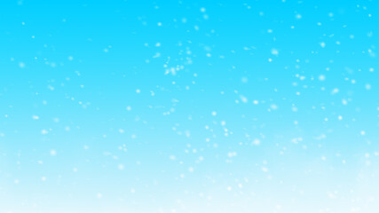 Christmas winter snowflake with blue sky background.