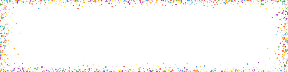 Festive positive confetti. Celebration stars. Chil