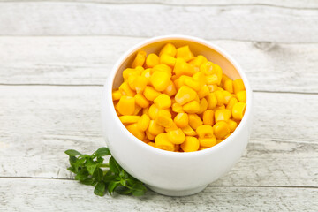 Young sweet corn