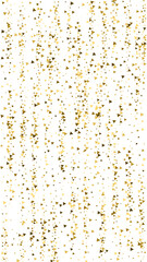 Gold triangles luxury sparkling confetti. Scattere