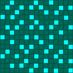 seamlessgreen and blue mosaic tiles background