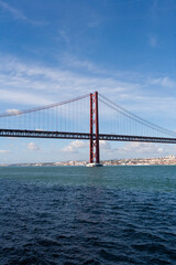 Fototapeta premium Bridge 25 Abril Lisbon Portugal
