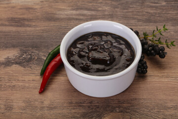 Black pepper sauce for meat