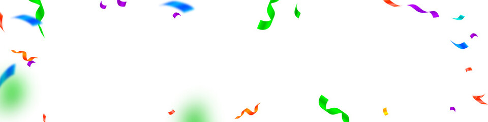 Streamers and confetti. Festive streamers tinsel a