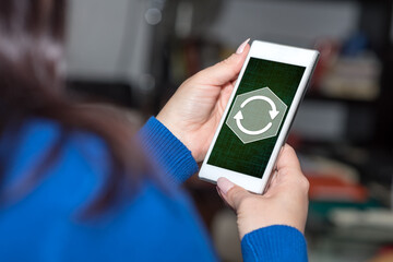 Application update concept on a smartphone