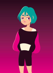 girl character millennial youth culture clothes