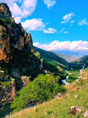 mountain landscape with sky