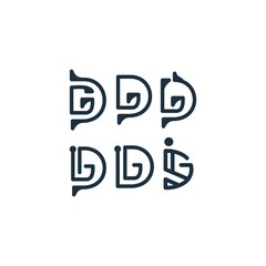 GD Monogram Logo Design