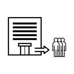 離職　人材流出　アイコン素材　