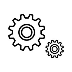 歯車　効率化　アイコン素材　