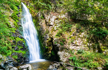 Fototapeta premium Todtnau Waterfall in the Black Forest Mountains, Germany