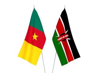 Kenya and Cameroon flags
