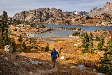 Fototapeta premium Hike in mountains