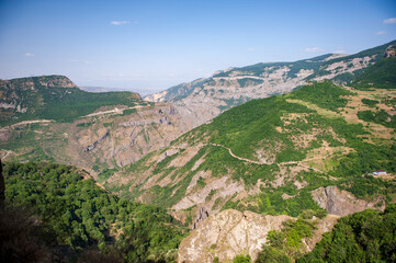 Fototapeta premium Scenic view of Vorotan canyon in the Syunik province of Armenia