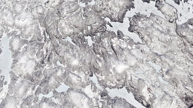 The Arctic Circle in Finland viewd from space from a satellite. Contains public domain image by NASA.