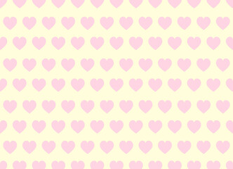 ピンクのハートのファンシーな背景素材
