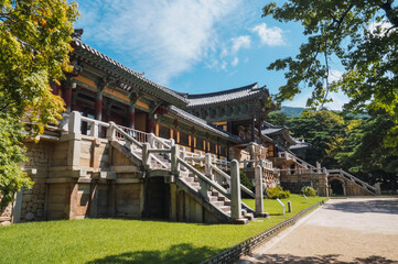 Bulguksa temple in Gyeongju, South Korea