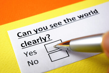Fototapeta premium Questionnaire