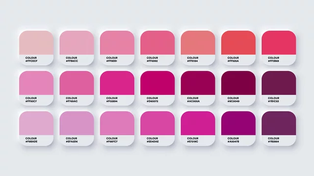Pantone Pink Color Chart Pantone Pink Color Chart