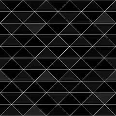 black, gray and white geometric seamless pattern