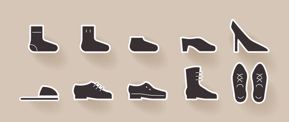  10アイコンセット（履物）