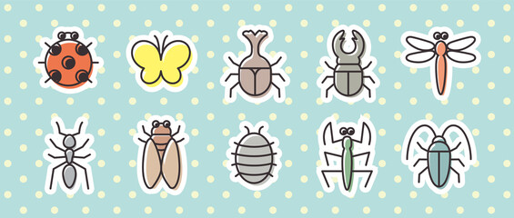  10アイコンセット（生き物／虫） © sakedon