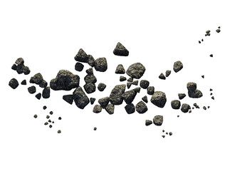 The Rock Space Star in Isolated