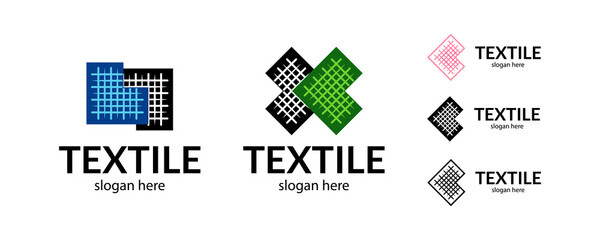 Modern textile logo