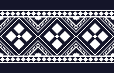 Abstract ethnic geometric pattern design for background.Vector and illustration.