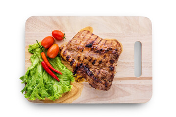 Grilled pork jowl favorite Thai street food