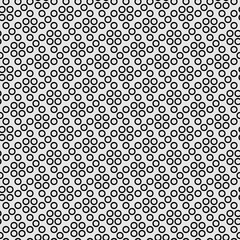 Seamless Ring Background Texture. Abstract Monochrome Pattern