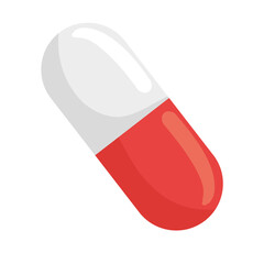 capsule drug medical isolated icon vector illustration design
