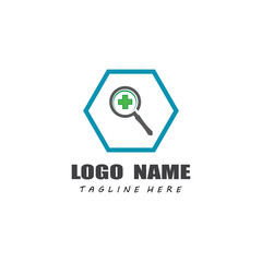 Cross medical Logo Template vector symbol nature