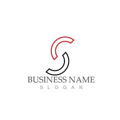 Business corporate S letter logo
