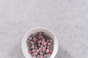 Lemon cranberry bundt cake