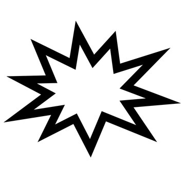 comic style explosion