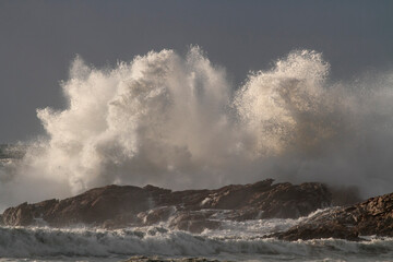 Storm on the coast