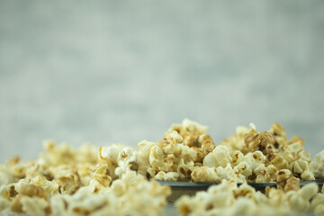 Homemade sweet popcorn seductive popcorn