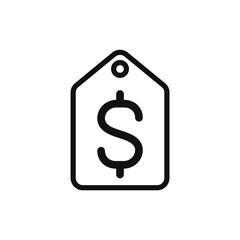 label tag with dollar icon
