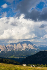 Landscape near Passo Giau in Dolomites, Italy