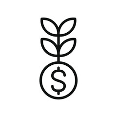 money growth finance icon