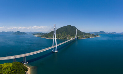 多々羅大橋（しまなみ海道）　空撮