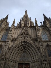 Fototapeta na wymiar Cathedral Barcelona, Spain