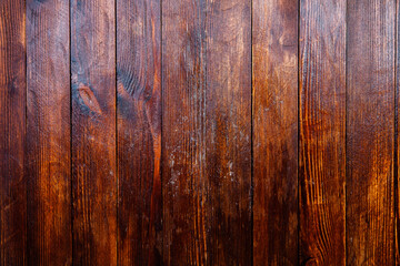 Vintage brown wood background texture. Old painted wood wall