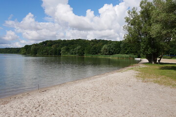 Strand am Tollensesee in Neubrandenburg