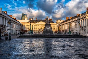 the wonderful square des Martyrs in Brussels